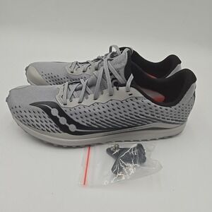 Saucony Kilkenny XC8 Spike Womens 11 Grey Running Track Cleats Cross Country NeW